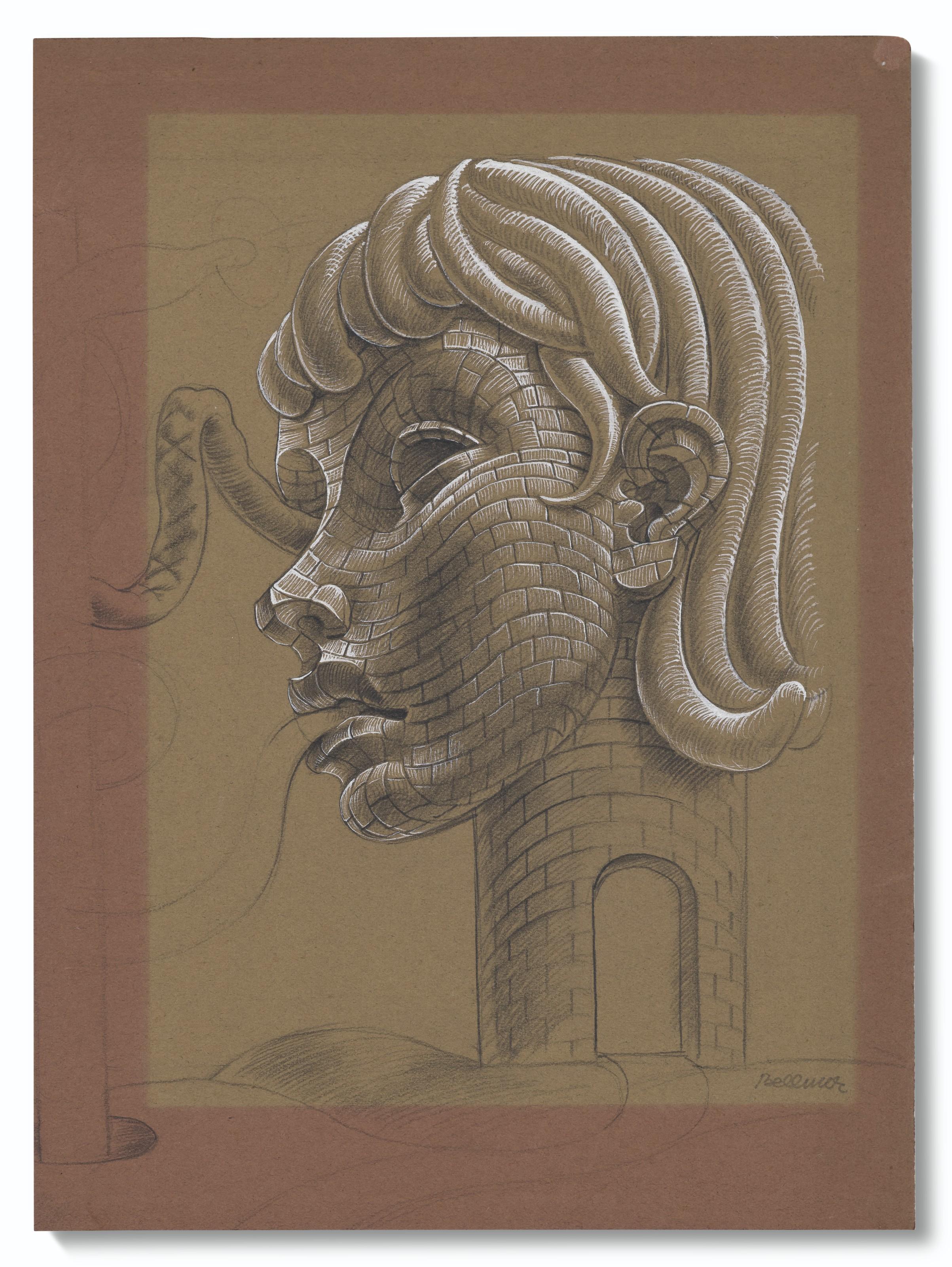 Hans Bellmer - Sans titre (étude préparatoire pour \