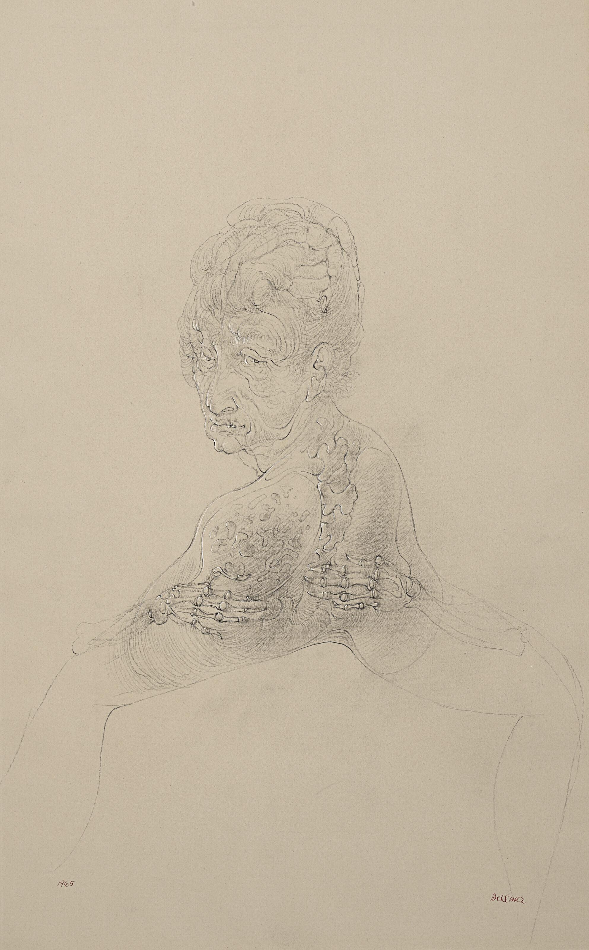 Hans Bellmer - Sans titre (recto and verso)