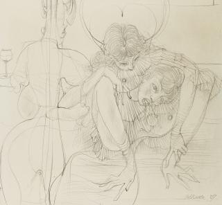 Hans Bellmer - Sans titre (recto;verso)