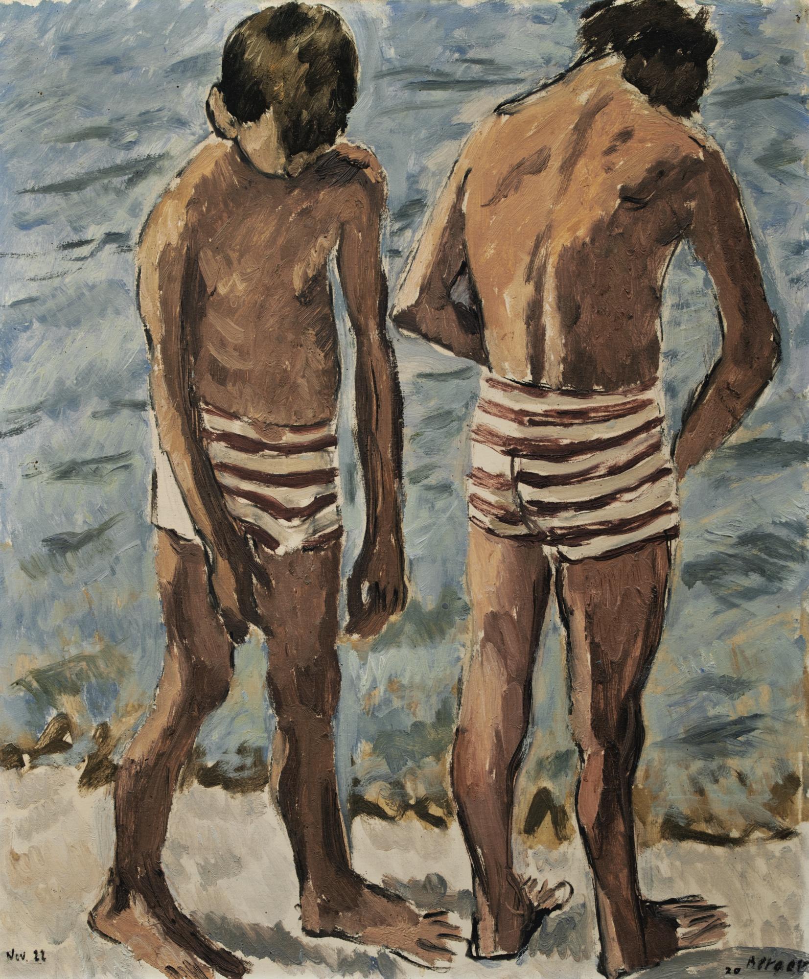 Hans Berger - Badende Knaben, 1920