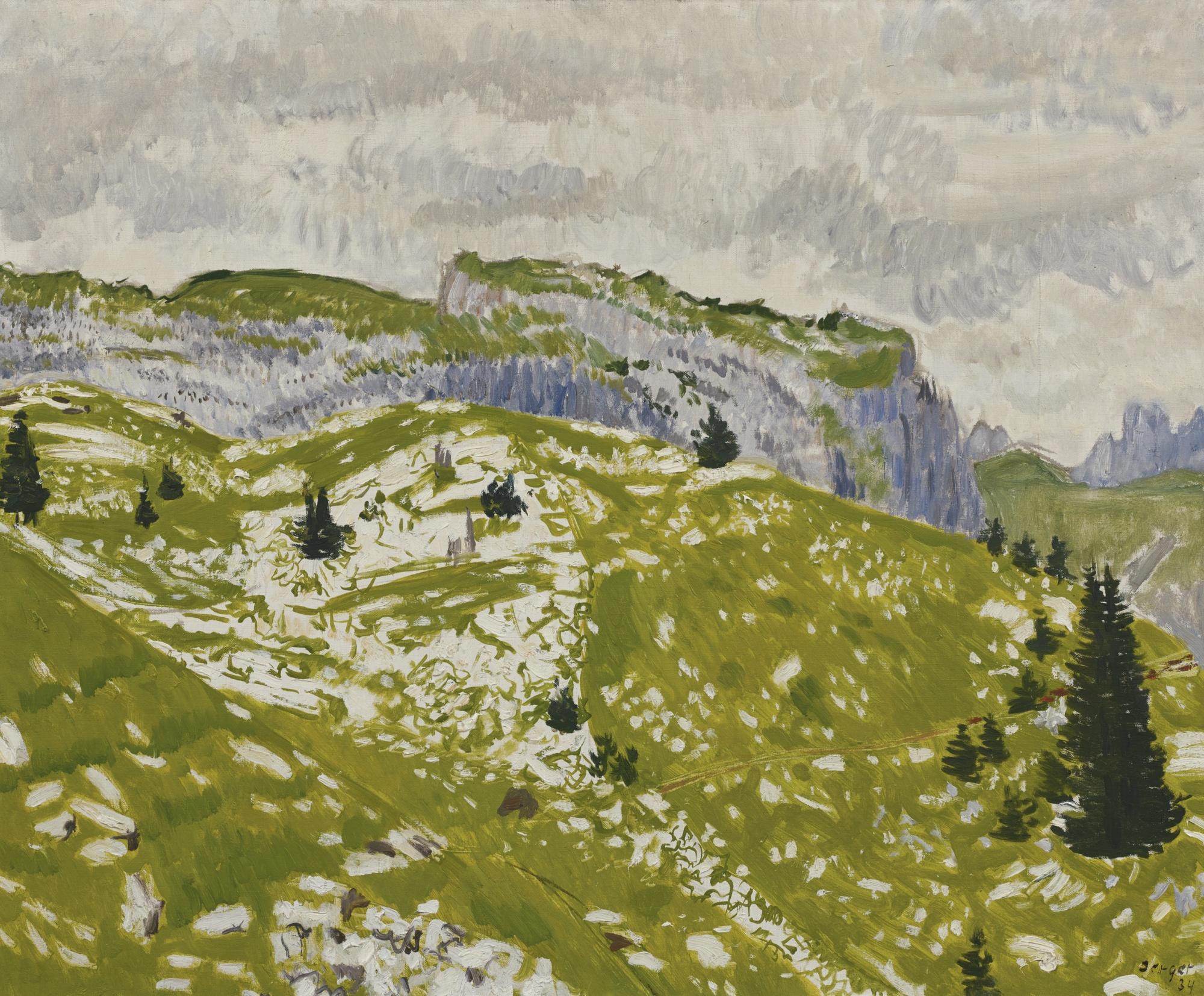 Hans Berger - En Montagne, 1934