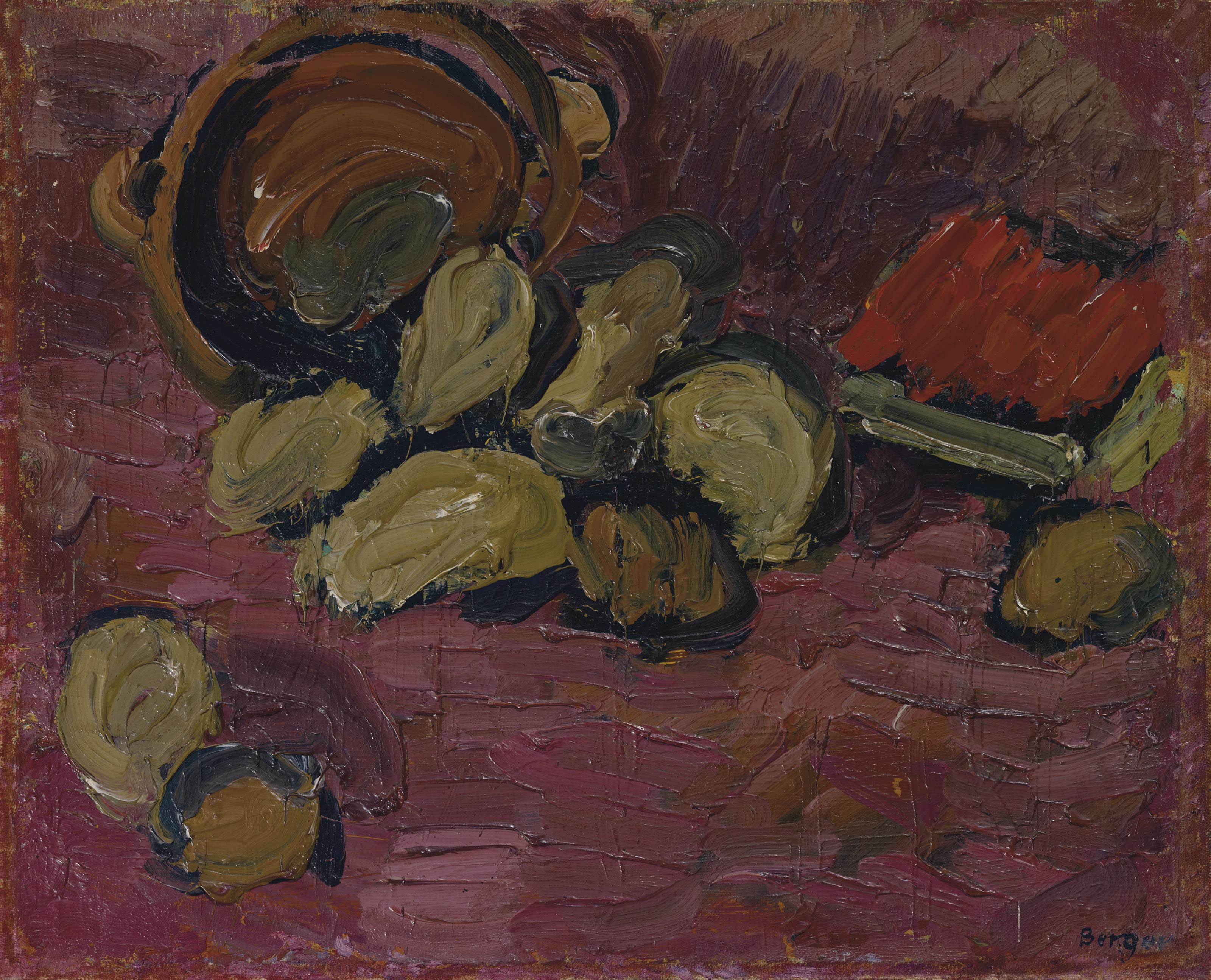 Hans Berger - Pommes de terre et casserole, um 1910