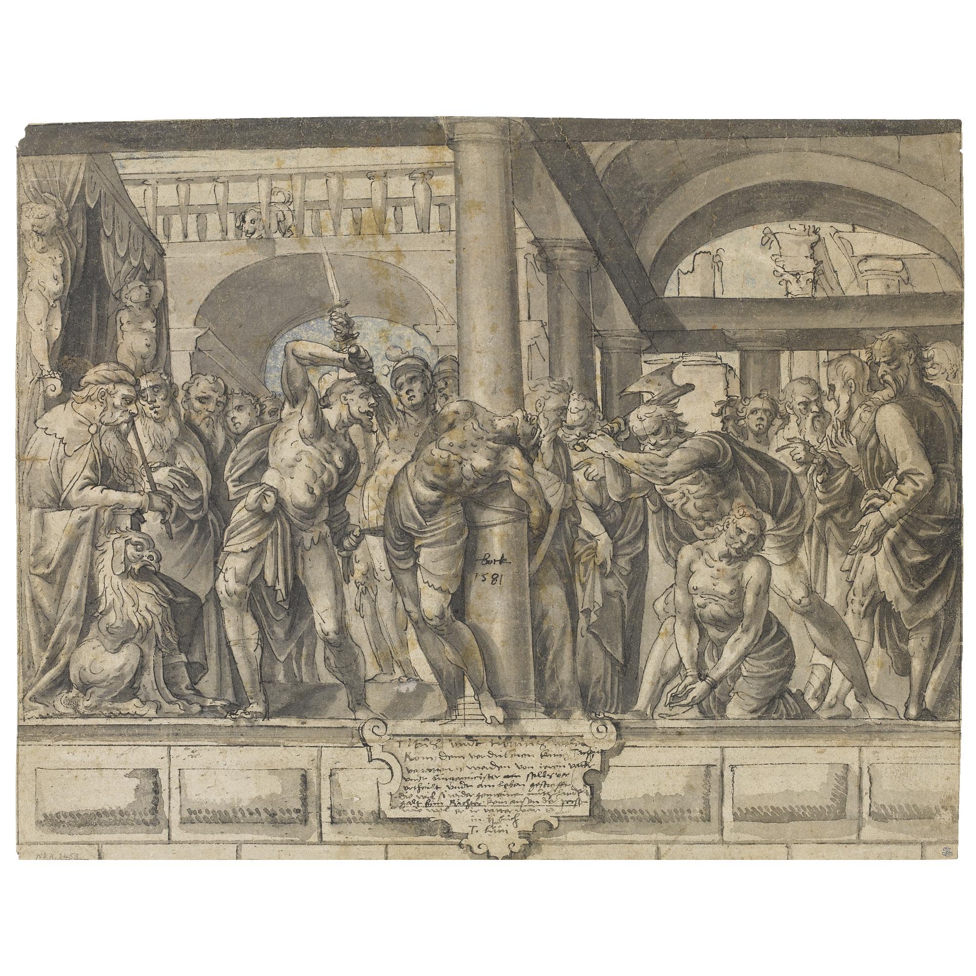 Hans Bock the Elder - The Judgement Of Brutus