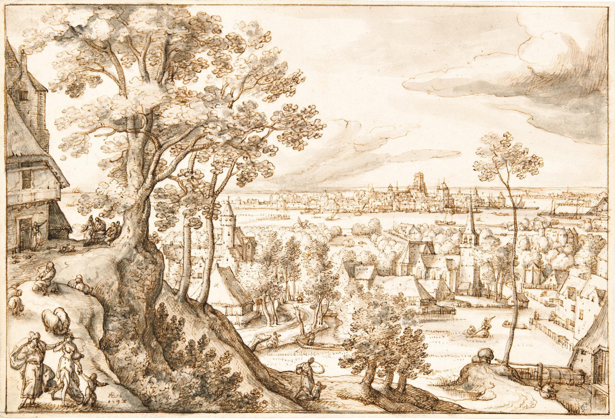 Hans Bol - Abraham Sends Away Hagar And Ishmael