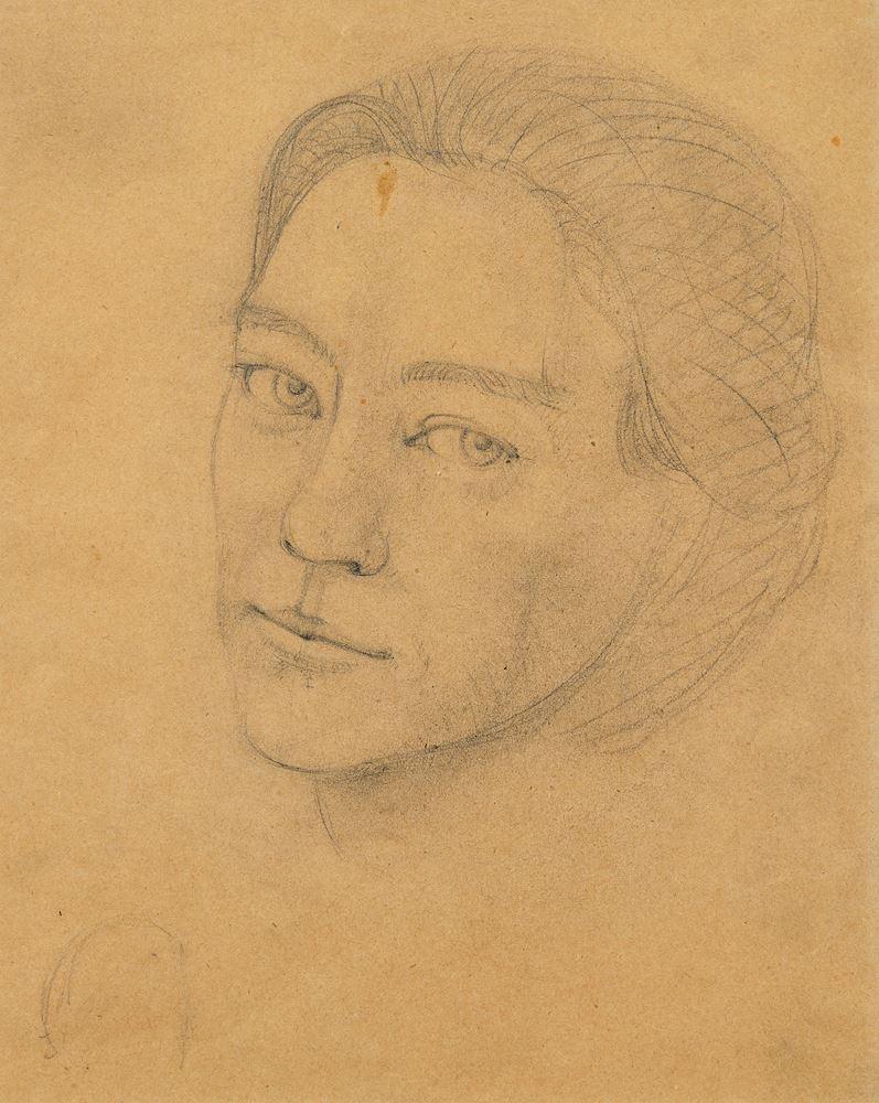 Hans Brühlmann - Portrait von Nina (Gattin des Künstlers). 1903.