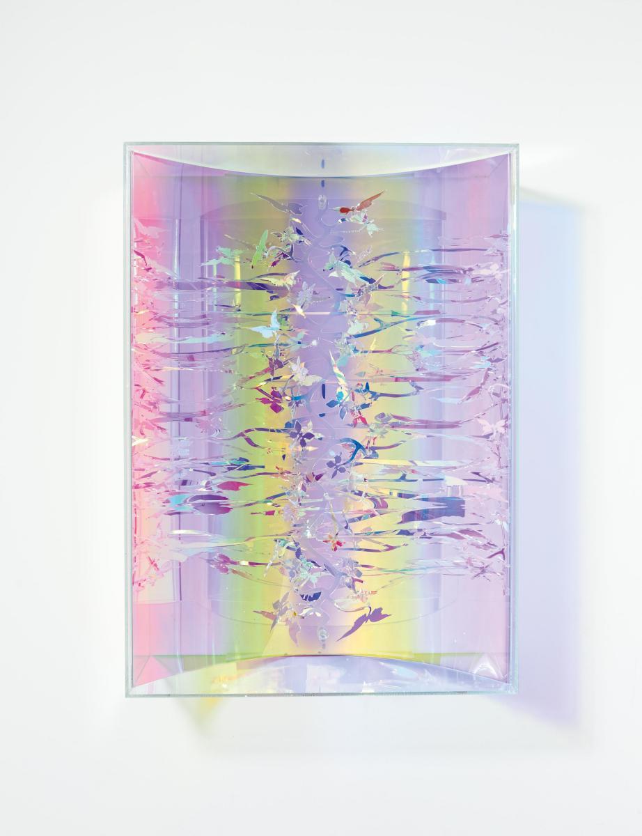 Hans Christian Berg - Visual vortex - Oily colours - Butterfly I.