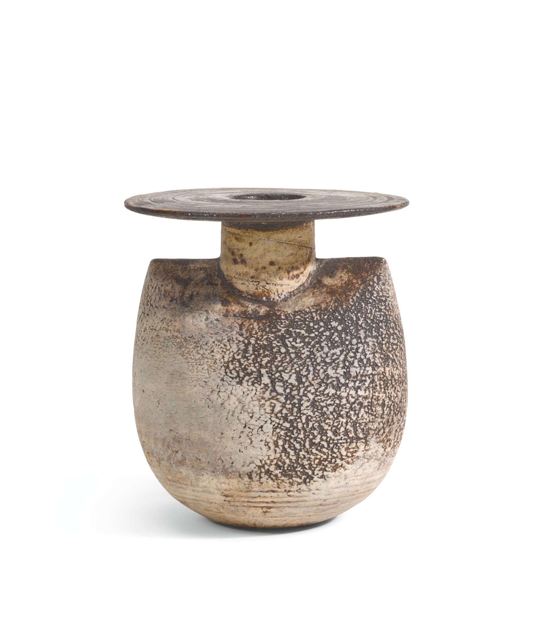 Hans Coper - Small \'Sack Form\' With Flaring Disc