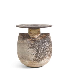 Hans Coper - Small \'Sack Form\' With Flaring Disc