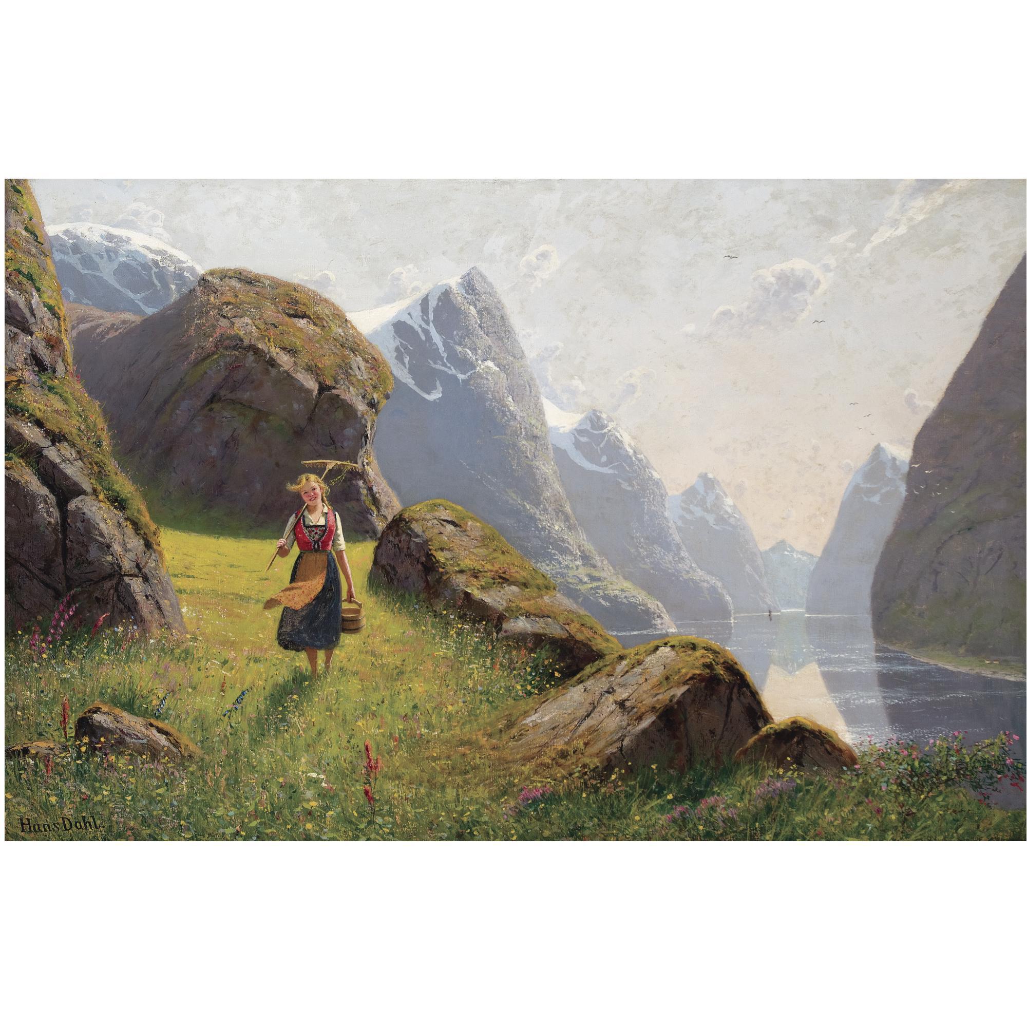 Hans Dahl - Norwegian Fra En Norsk Vestlandsfjord (Summer In The Fjord)