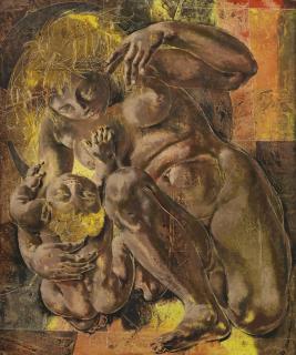Hans Erni - Mutter Mit Kind, 1962 