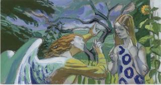 Hans Feibusch - The Guardian Angel; A Centor And His Maiden; Poseidon And The Sea Nymph; And The Thinker