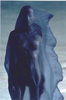 Hans Feurer - Blue Body And Veil; Red Bracers, 1970S-80S