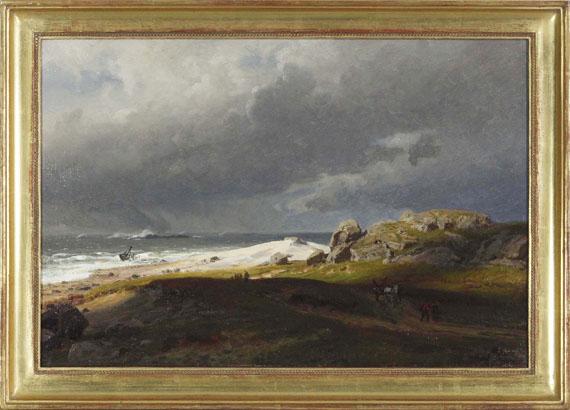 Hans Fredrik Gude - Nordische Küstenlandschaft