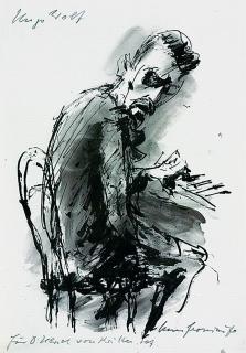 Hans Fronius - Portrait Hugo Wolf