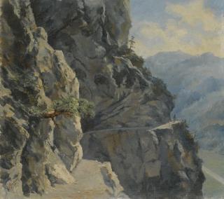 Hans Gantner - The Fürstensteig In Liechtenstein