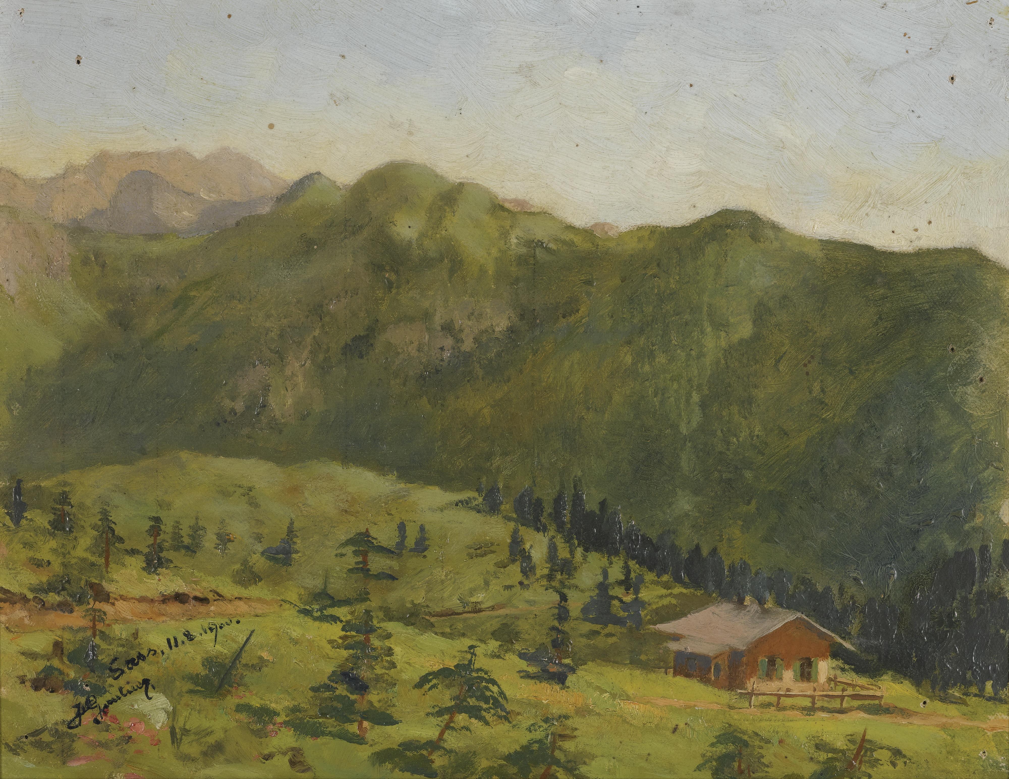 Hans Gantner - The Saas Hunting Lodge In Liechtenstein