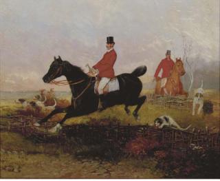 Hans Haag - The Hunt; also a companion painting