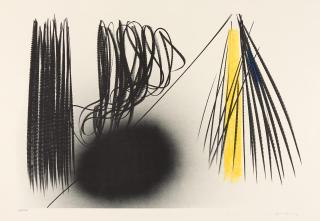 Hans Hartung - Konvolut von zwei Farblithografien