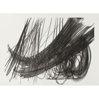 Hans Hartung - L 1973-1; L 1973-2 (2 works)