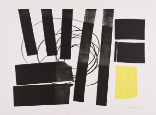 Hans Hartung - L 1973-31 (Aus: Hommage à Picasso).