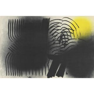 Hans Hartung - Lithograph VI, from Farandole