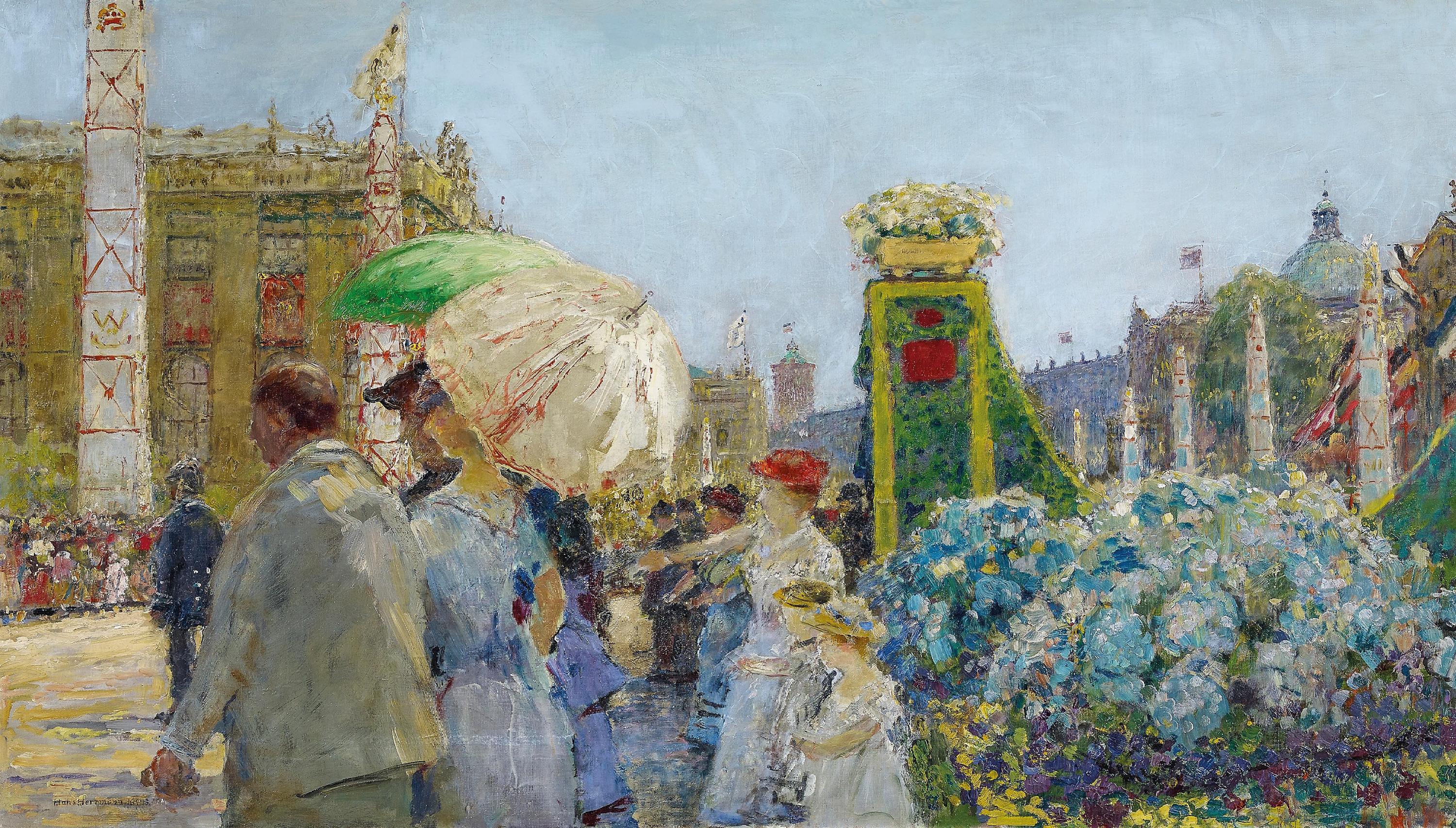 Hans Herrmann - 25-jähriges Thronjubiläum Kaiser Wilhelms II. (.Berlin, am 16. Juni 1913).