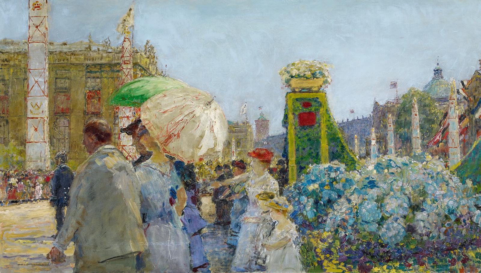 Hans Herrmann - 25jahriges Thronjubiläum Kaiser Wilhelms II. (.Berlin, am 16. Juni 1913)