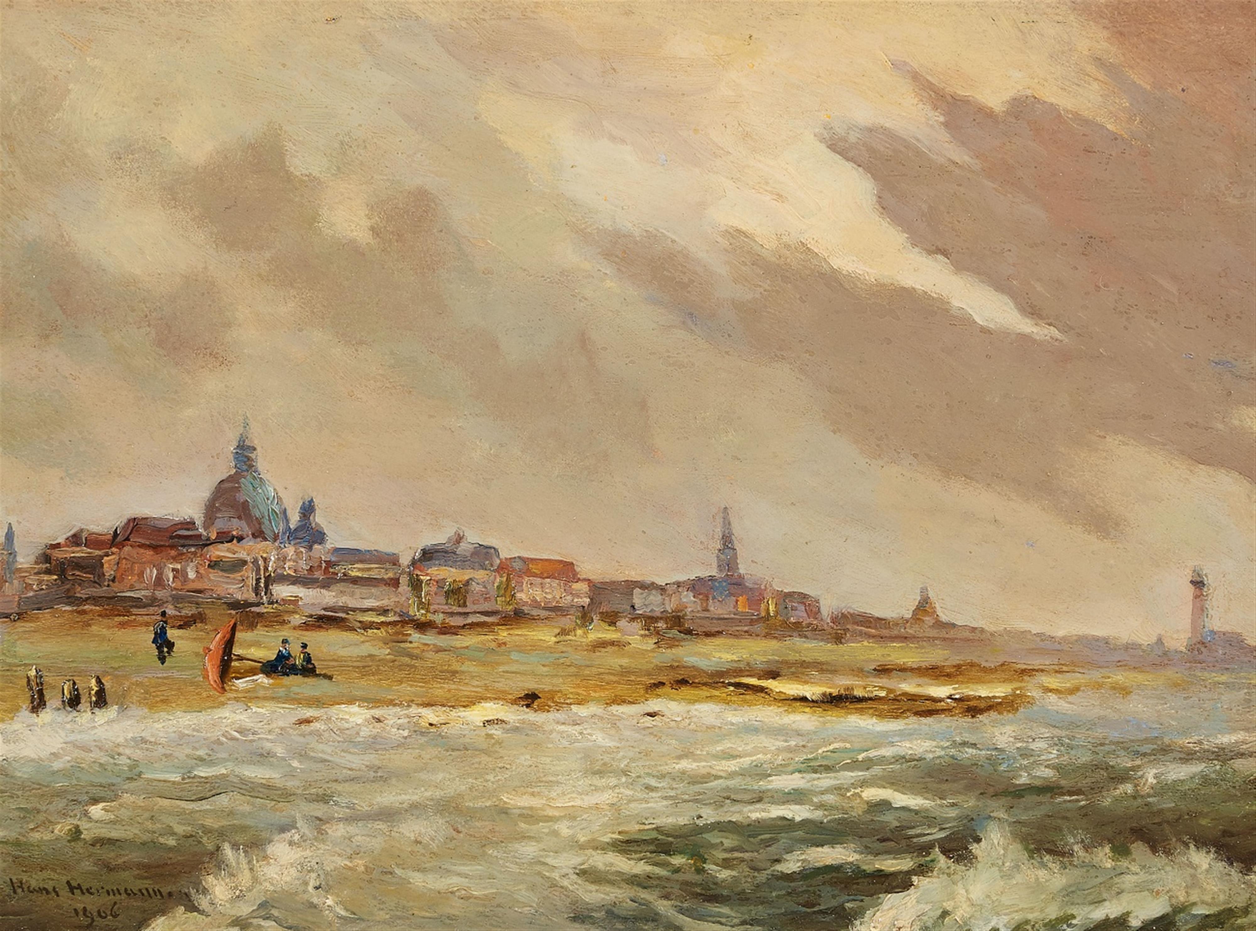 Hans Herrmann - Strand von Scheveningen