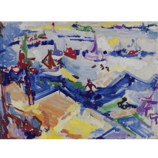 Hans Hofmann - Blue Seascape