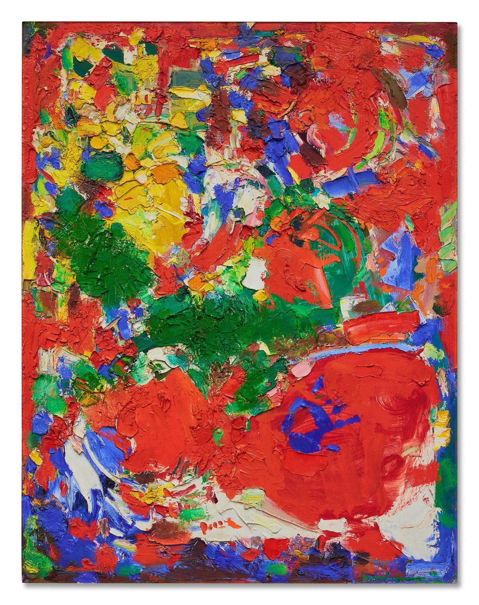 Hans Hofmann - The Hand (Red Painting) [The Blue Hand]