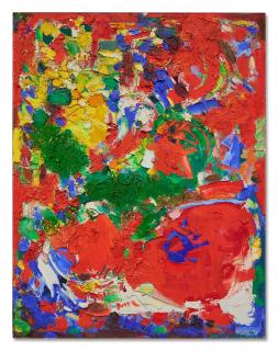 Hans Hofmann - The Hand (Red Painting) [The Blue Hand]