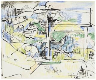 Hans Hofmann - Untitled (Provincetown)