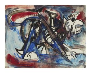 Hans Hofmann - Untitled (Scaredy Cat Vii), 1944