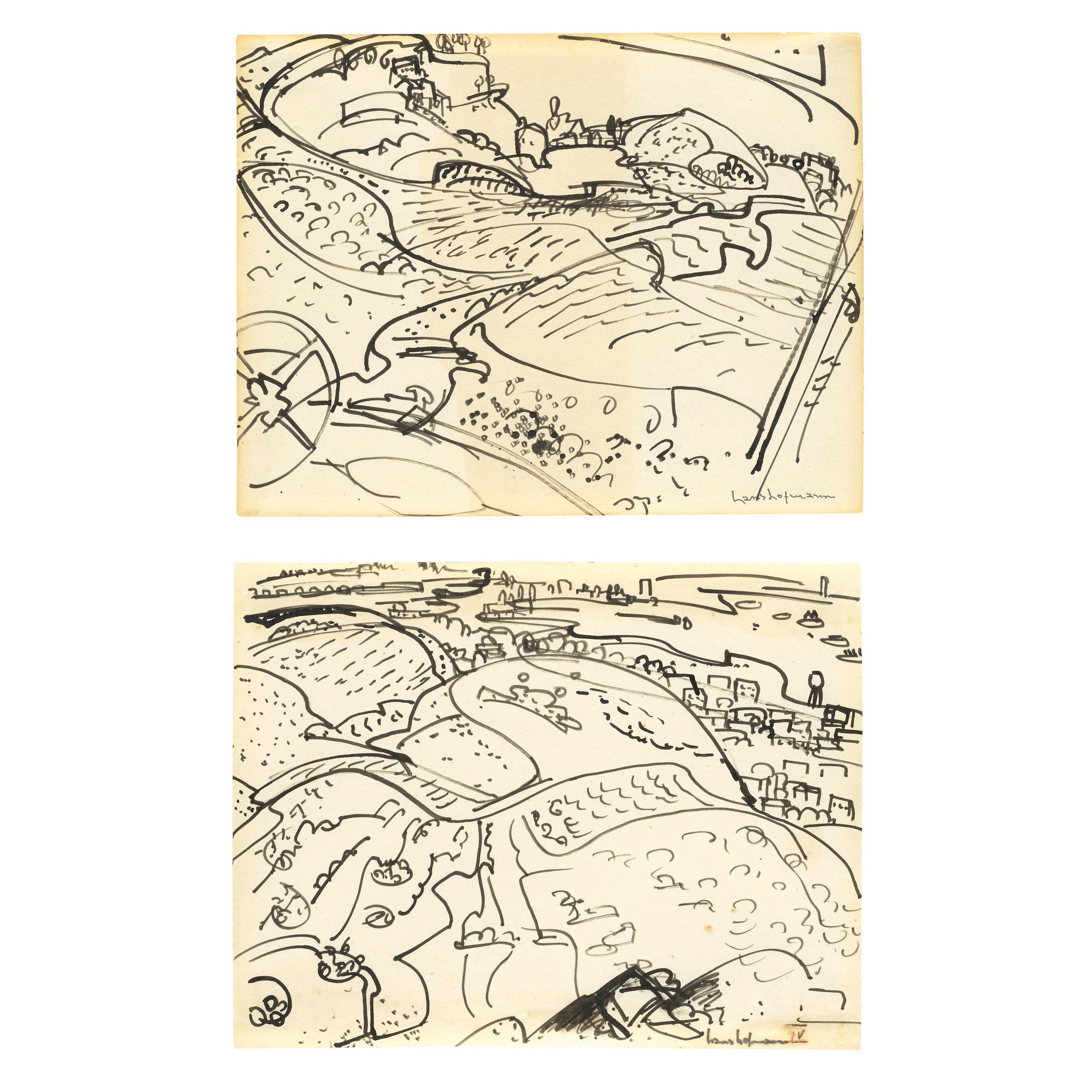 Hans Hofmann - Untitled (Two Works on Paper)