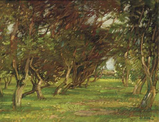 Hans Iten, R.U.A. - An orchard pathway