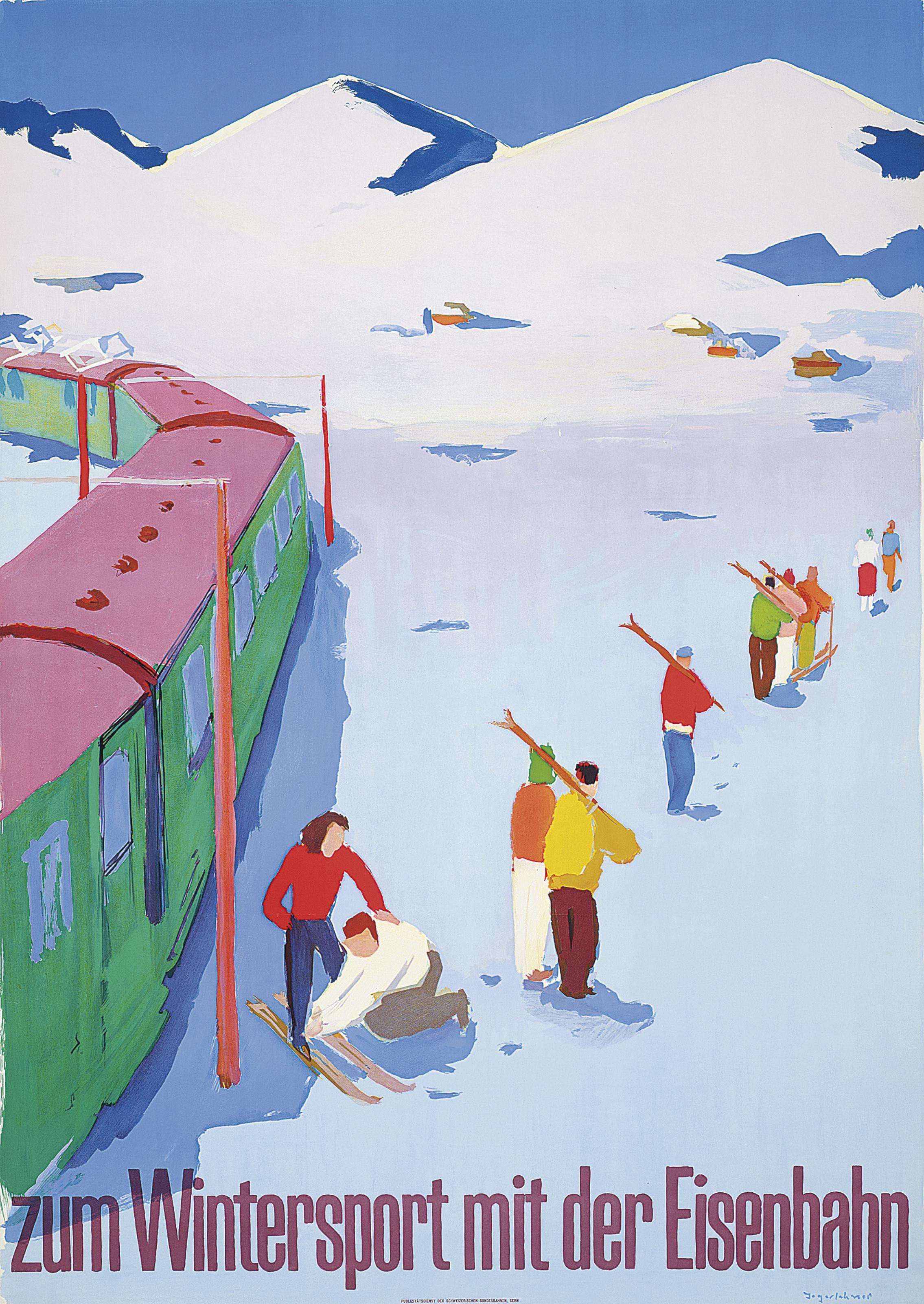 Hans Jegerlehner - Zum Wintersport Mit Der Eisenbahn