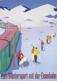 Hans Jegerlehner - Zum Wintersport Mit Der Eisenbahn