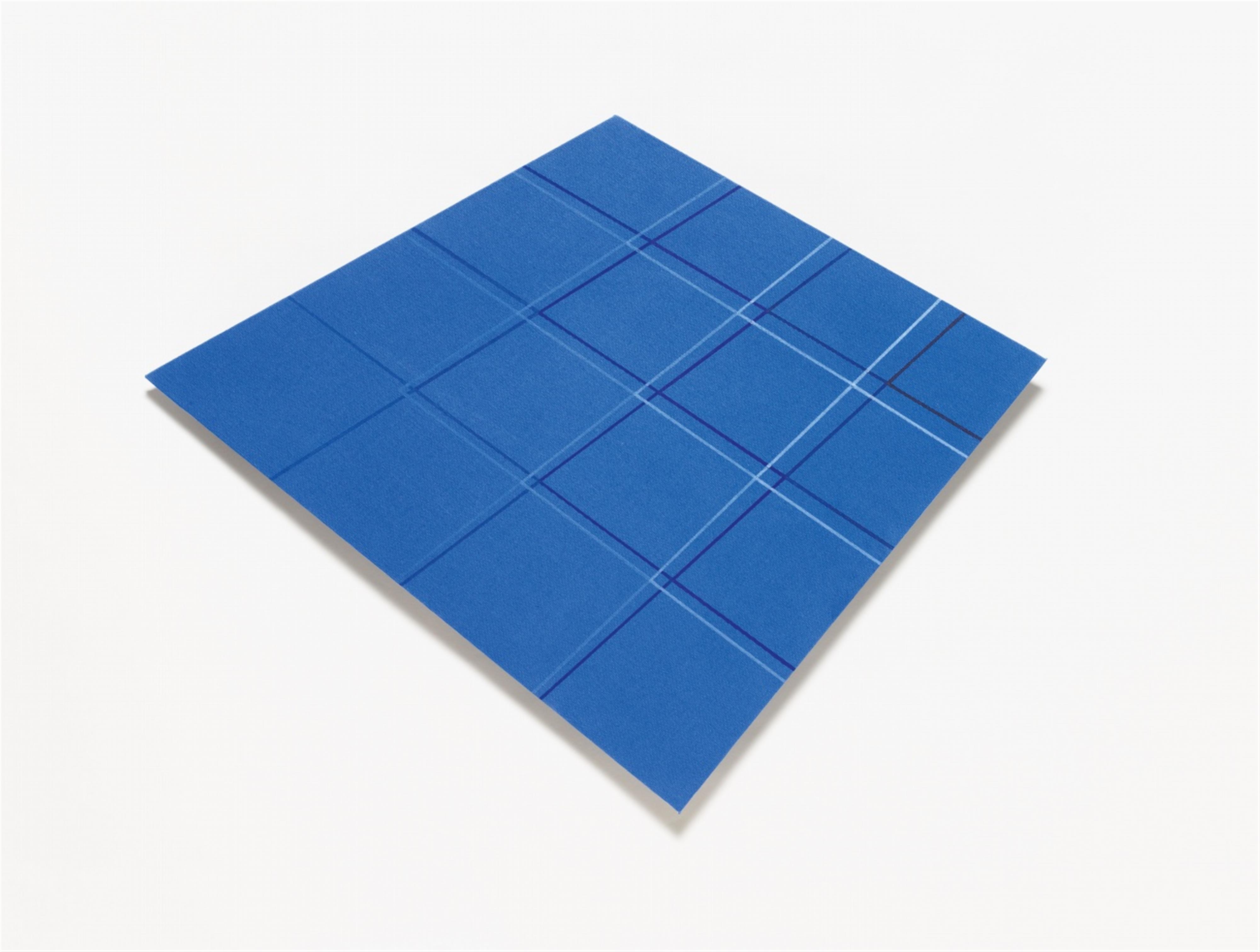 Hans Jörg Glattfelder - Gegenläufige Helligkeitsstufen aus Blau