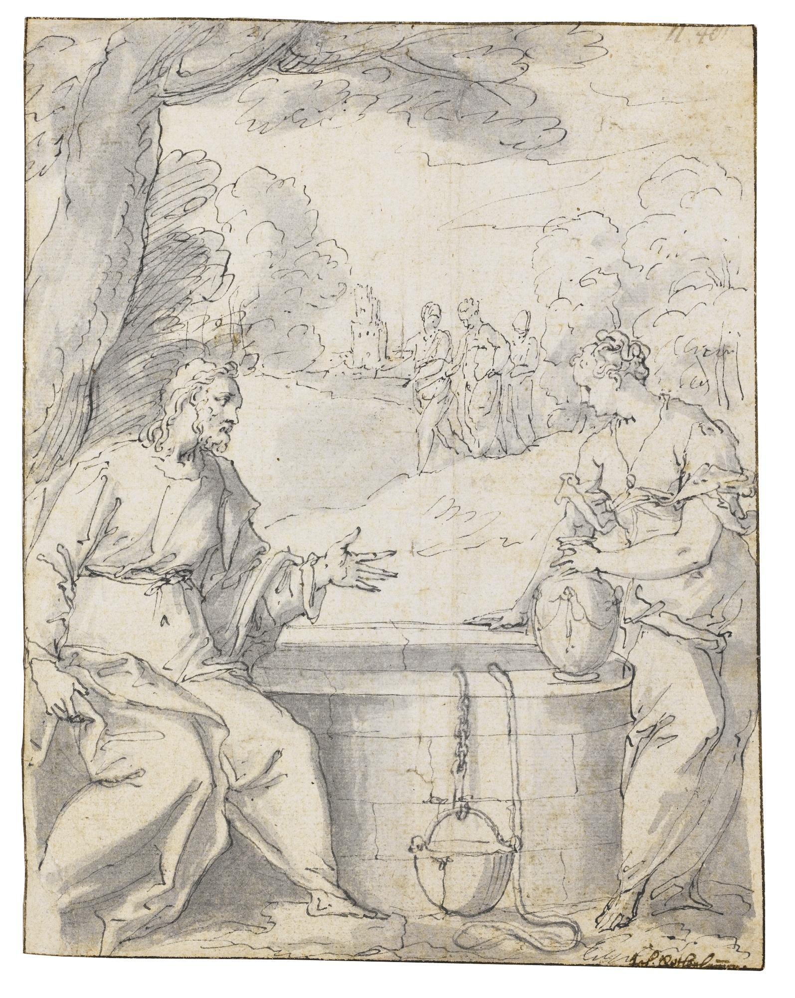 Hans Johann Rottenhammer The Elder - Christ And The Woman Of Samaria