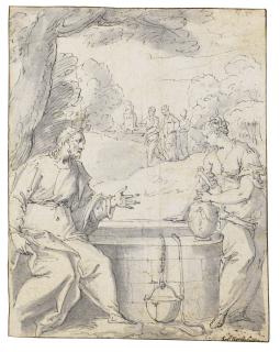 Hans Johann Rottenhammer The Elder - Christ And The Woman Of Samaria