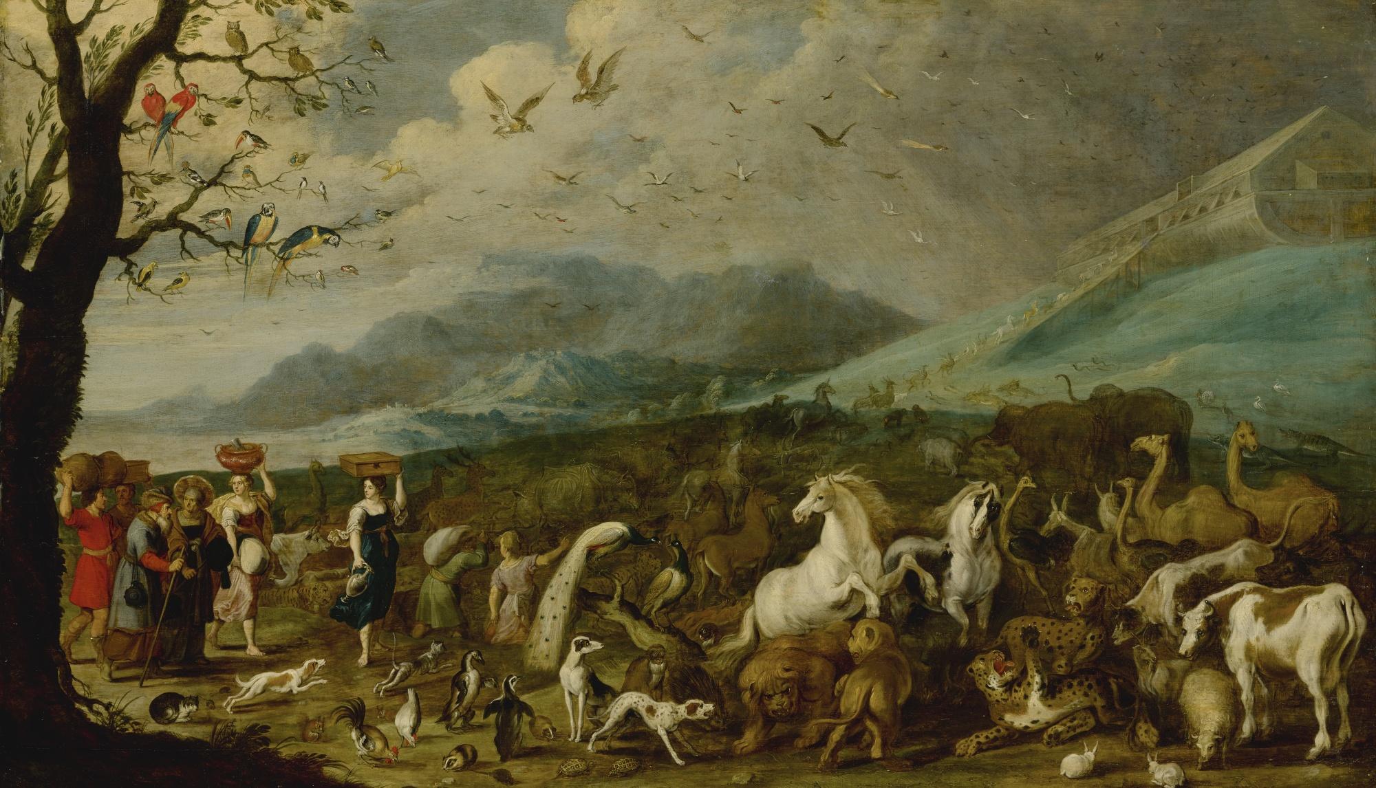 Hans Jordaens III - Entry Into Noah\'S Ark