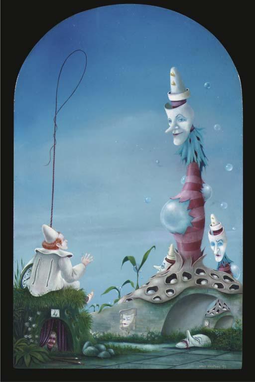 Hans Kanters - Clown Met Zelfportret