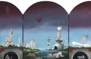 Hans Kanters - Erotic landscape (triptych)