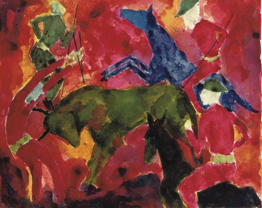 Hans Ludwig Katz - Stierkampf - Bull Fight