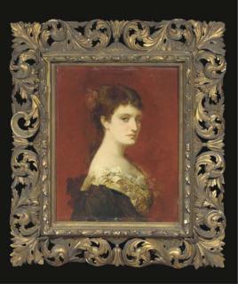 Hans Makart - Portrait of Anna Przibram von Gladona-Gold