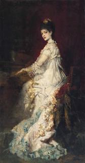 Hans Makart - Portrait of Maria, Countess von Dönhoff