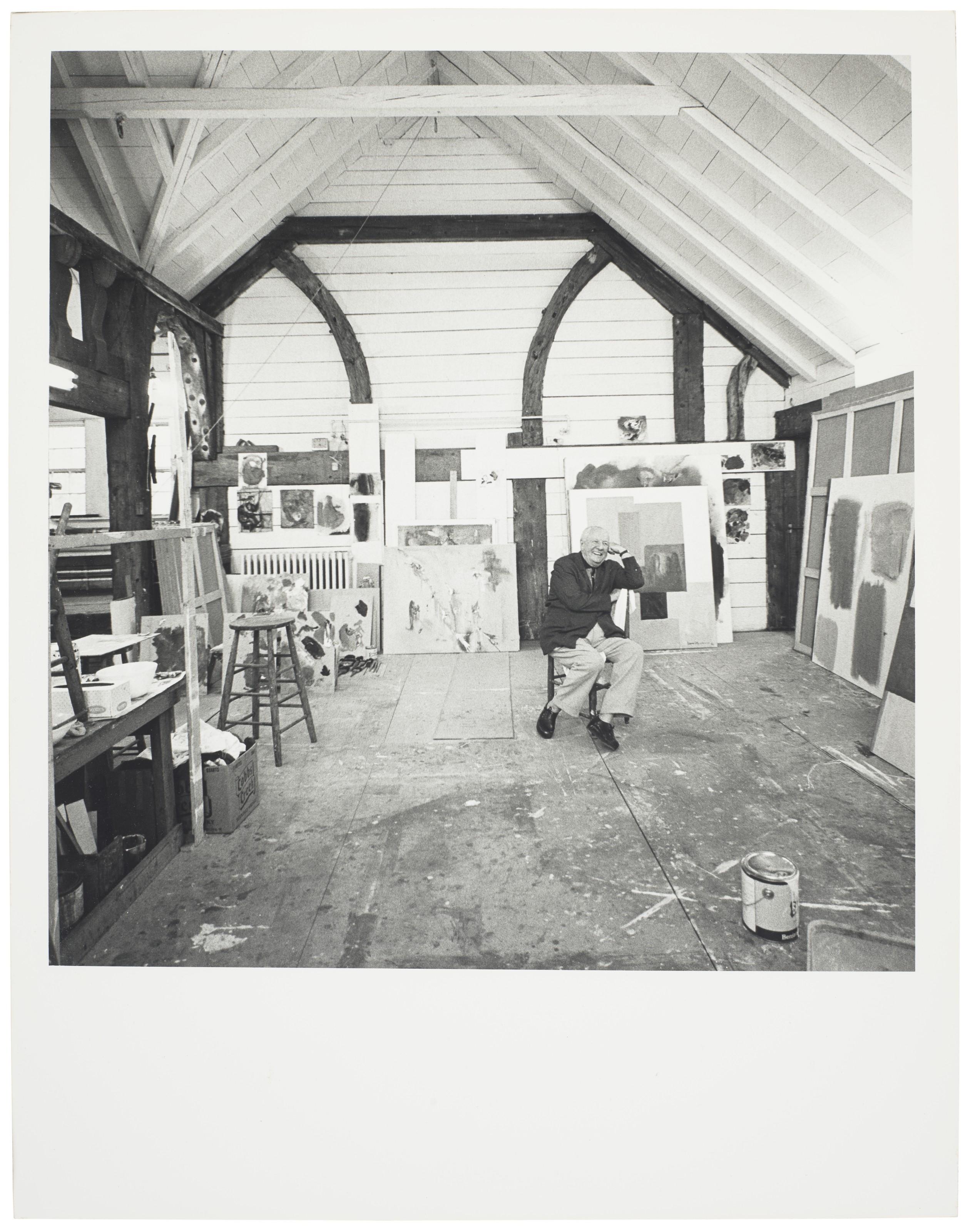 Hans Namuth - Hans Hofmann, Provincetown, Mass.,1963