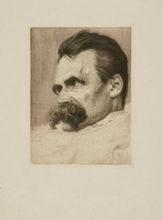 Hans Olde - Porträt Friedrich Nietzsche.