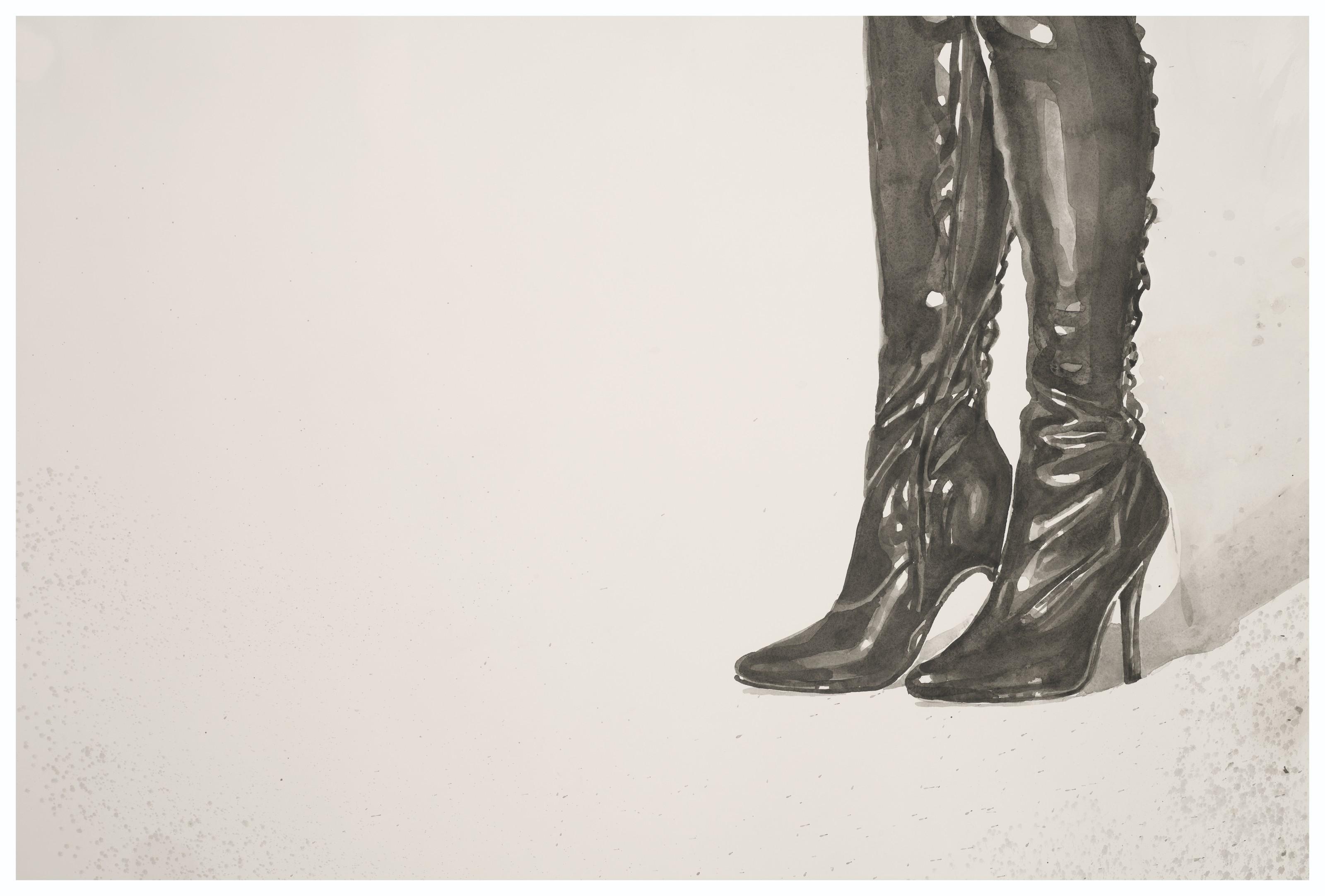 Hans Op De Beeck - Black Boots