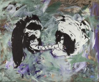 Hans Peter Adamski - „Kuss mit Zungenschlag“.